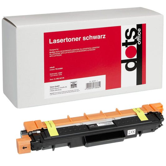 dots schwarz Toner kompatibel zu brother TN243BK | 1268,0000-DOTS