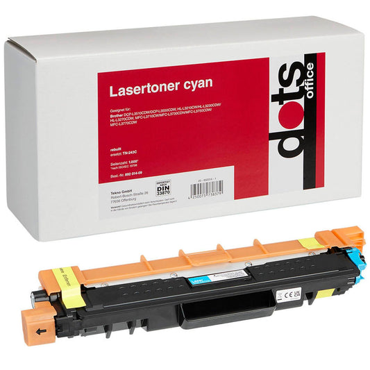 dots cyan Toner kompatibel zu brother TN243C | 1268,0003-DOTS