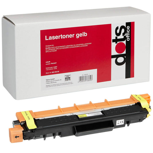 dots gelb Toner kompatibel zu brother TN243Y | 1268,0009-DOTS