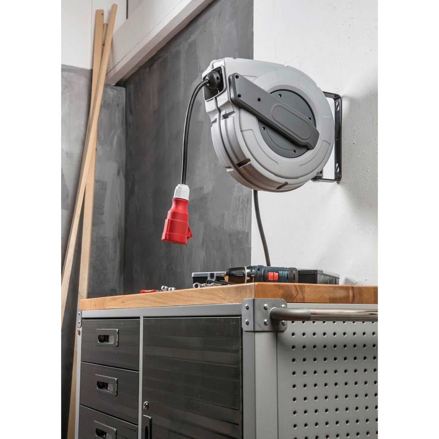 as-Schwabe Automatische Starkstrom-Kabeltrommel 10,0 m | 12648