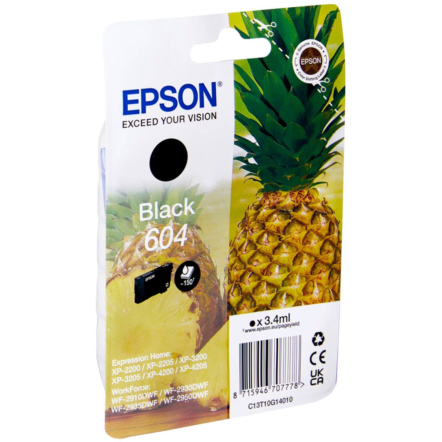 EPSON 604/T10G14 schwarz Druckerpatrone | C13T10G14010
