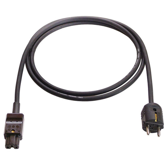 as-Schwabe Schutzkontakt/Geräte C5 Netzkabel Heißgeräte 2,0 m schwarz | 70874