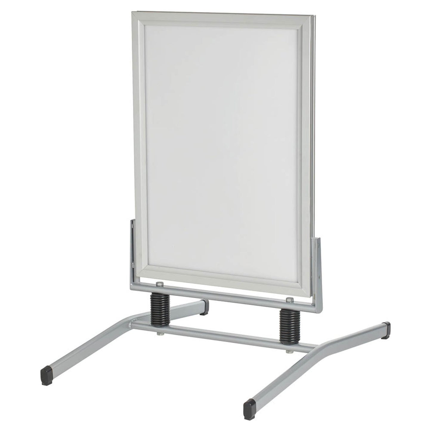 FRANKEN Kundenstopper Outdoor Plus silber DIN A1 2 Fächer | BS1308