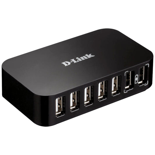 D-Link USB-Hub DUB-H7 7-fach schwarz | DUB-H7/E