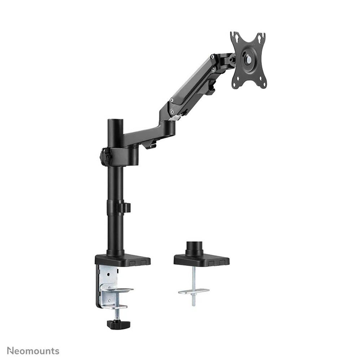 Neomounts Monitor-Halterung schwarz für 1 Monitor, Tischklemme, Tischbohrung | DS70-750BL1