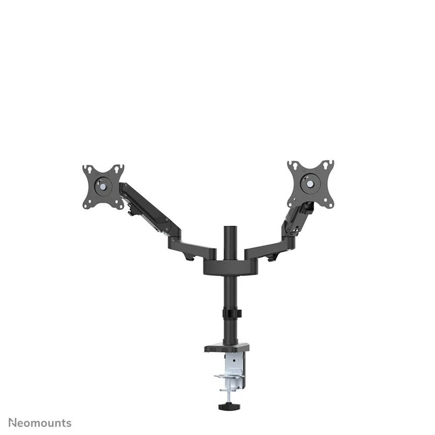 Neomounts Monitor-Halterung schwarz für 2 Monitore, Tischklemme, Tischbohrung | DS70-750BL2