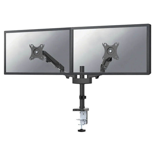 Neomounts Monitor-Halterung schwarz für 2 Monitore, Tischklemme, Tischbohrung | DS70-750BL2