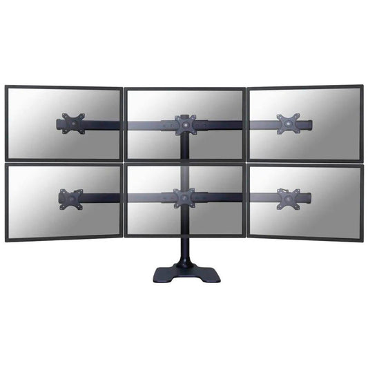 Neomounts Monitor-Halterung schwarz für 6 Monitore, Tischständer | FPMA-D700DD6