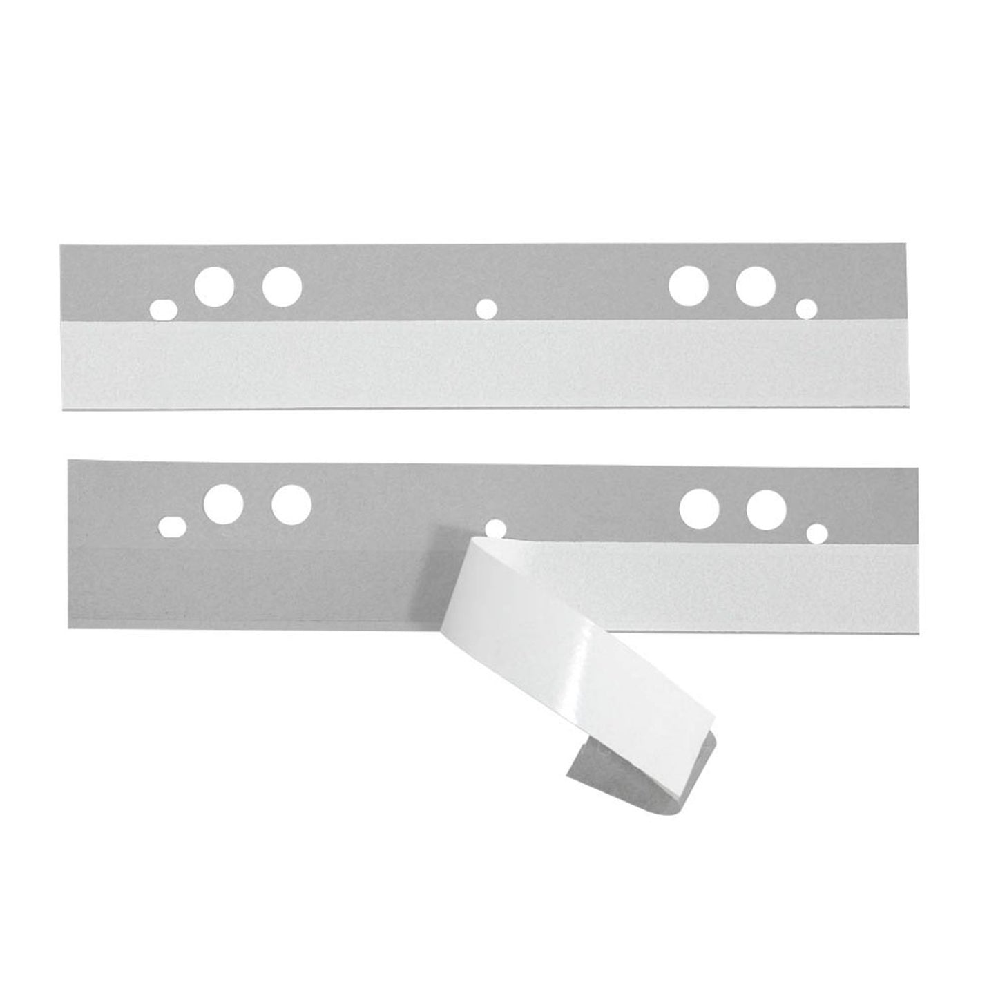 Probeco Heftstreifen, selbstklebend transparent Kunststoff | 8802-50 | 1 Pack = 50 St.