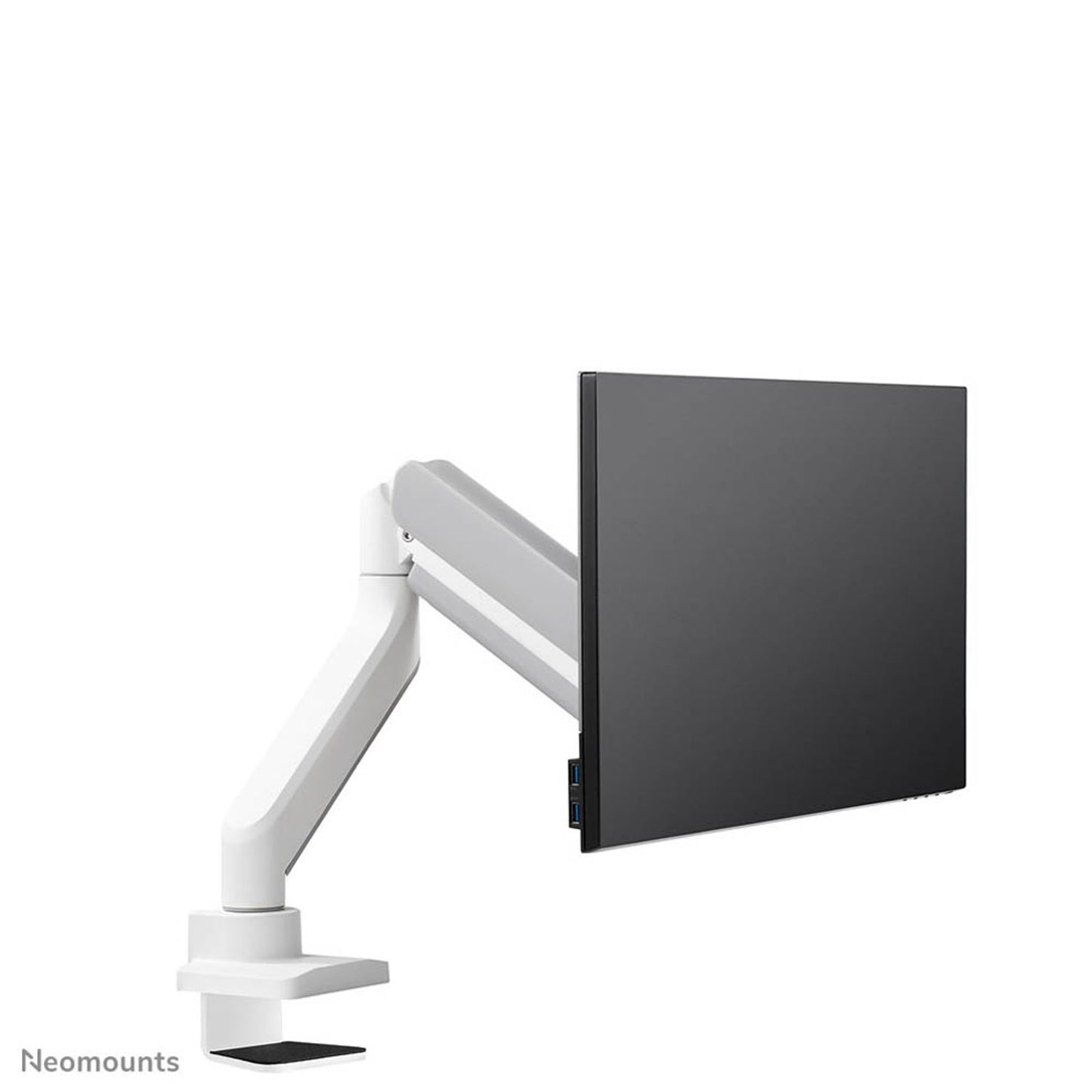 Neomounts Monitor-Halterung weiß für 1 Monitor, Tischklemme, Tischbohrung | DS70-450WH1