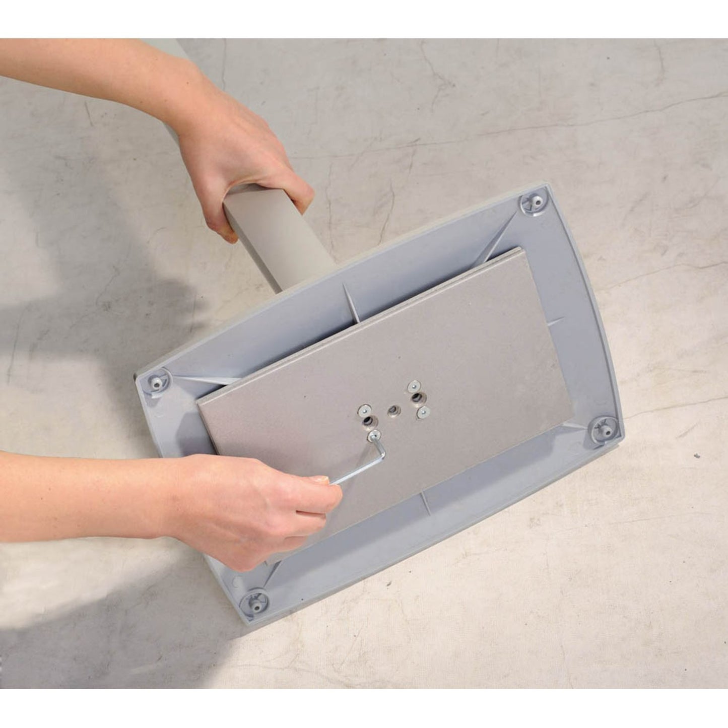 update displays Prospektständer Pillar silber DIN A4 3 Fächer | UPBS3000A4X1000