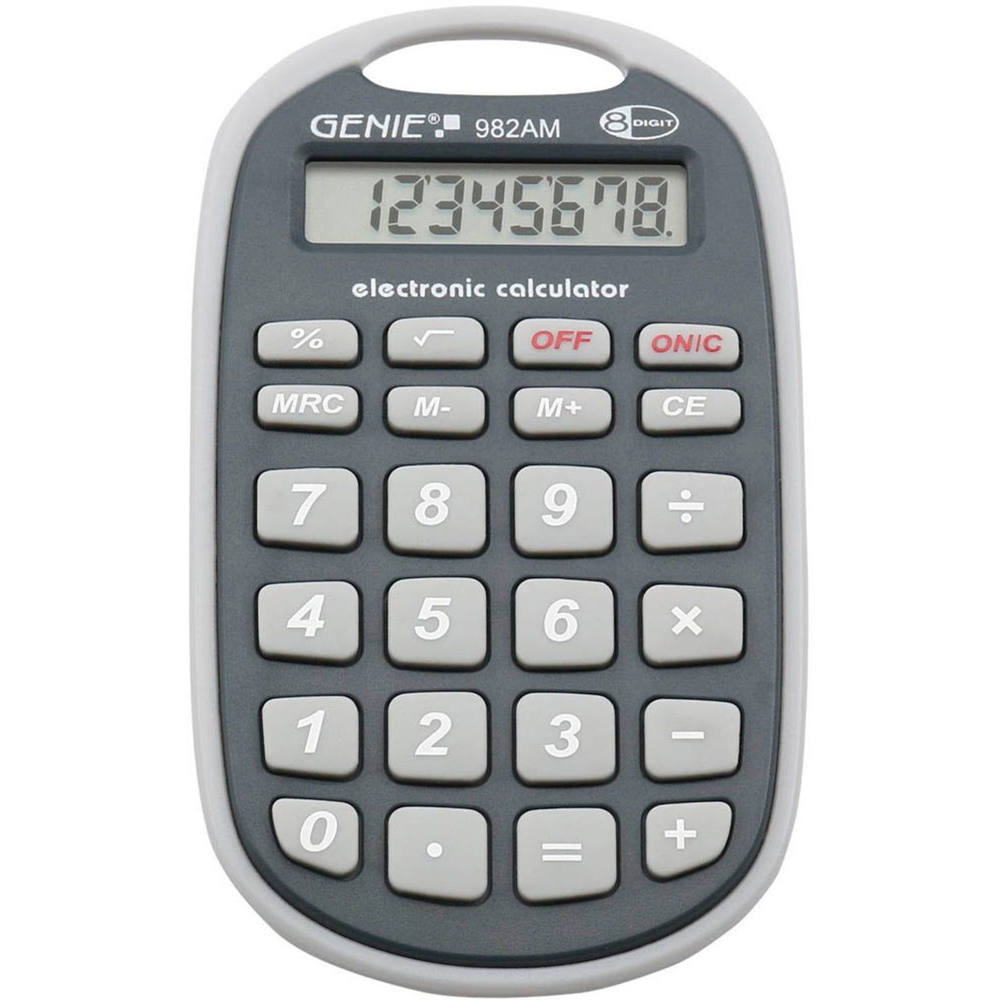 GENIE 982 AM Taschenrechner schwarz/grau | 10227
