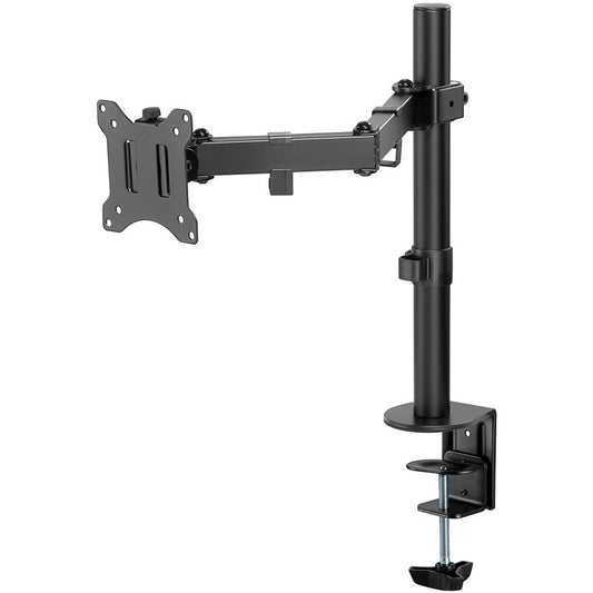 goobay Monitor-Halterung Single Flex schwarz für 1 Monitor, Tischklemme | 58528