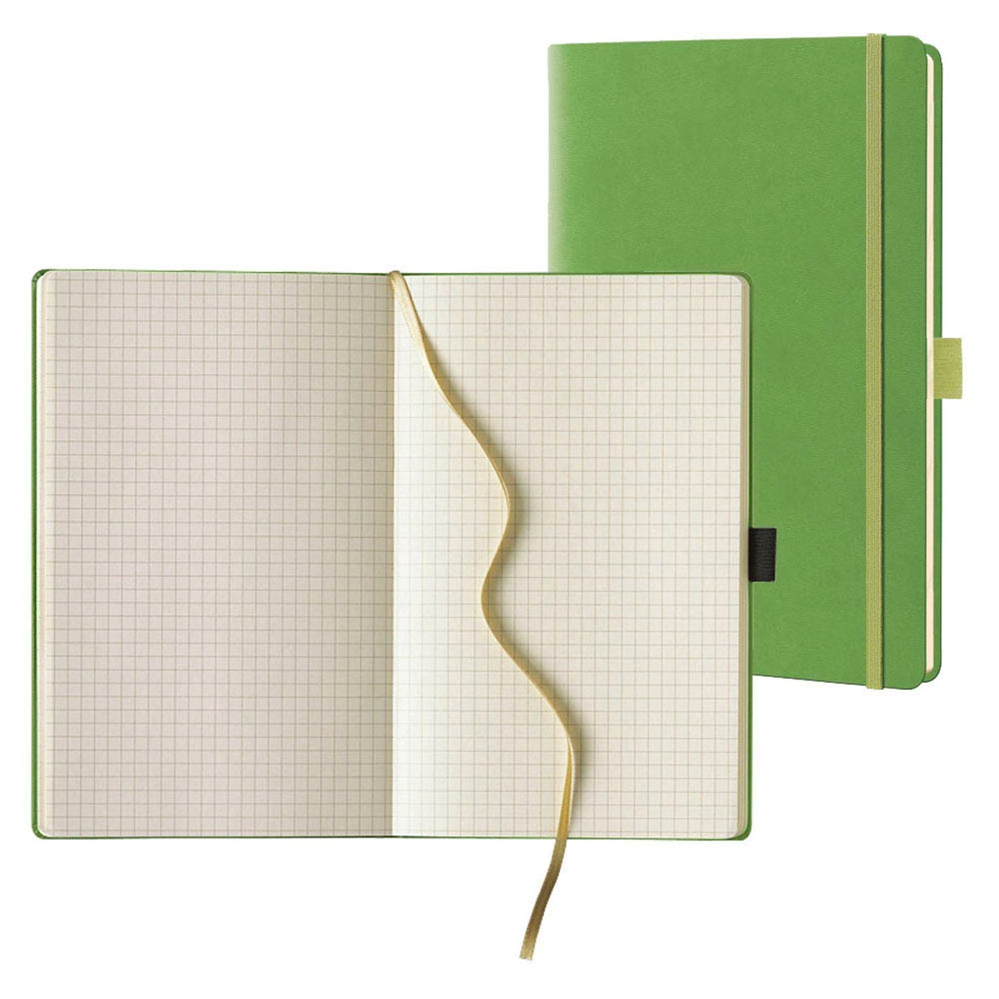 Lediberg Notizbuch kariert, Hardcover 240 Seiten