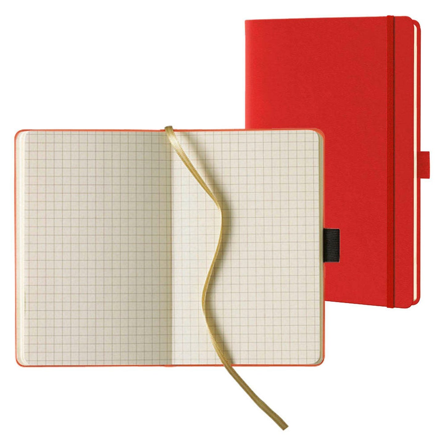 Lediberg Notizbuch kariert, Hardcover 240 Seiten