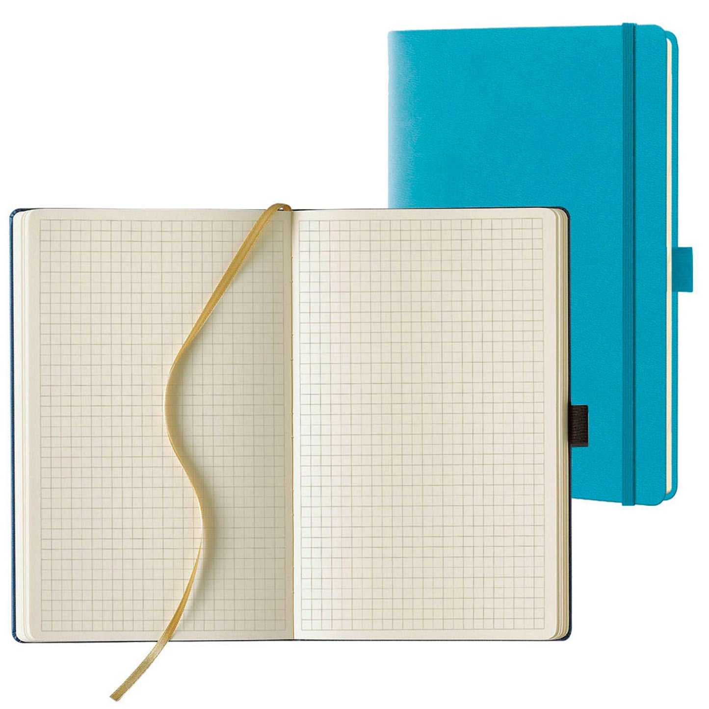 Lediberg Notizbuch kariert, Hardcover 240 Seiten