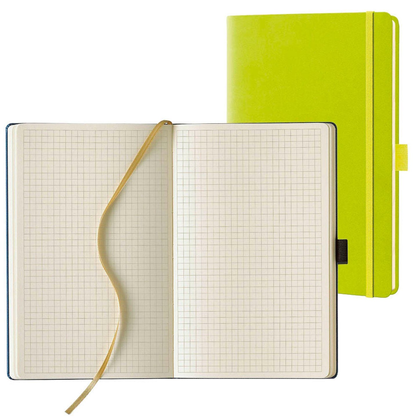 Lediberg Notizbuch kariert, Hardcover 240 Seiten