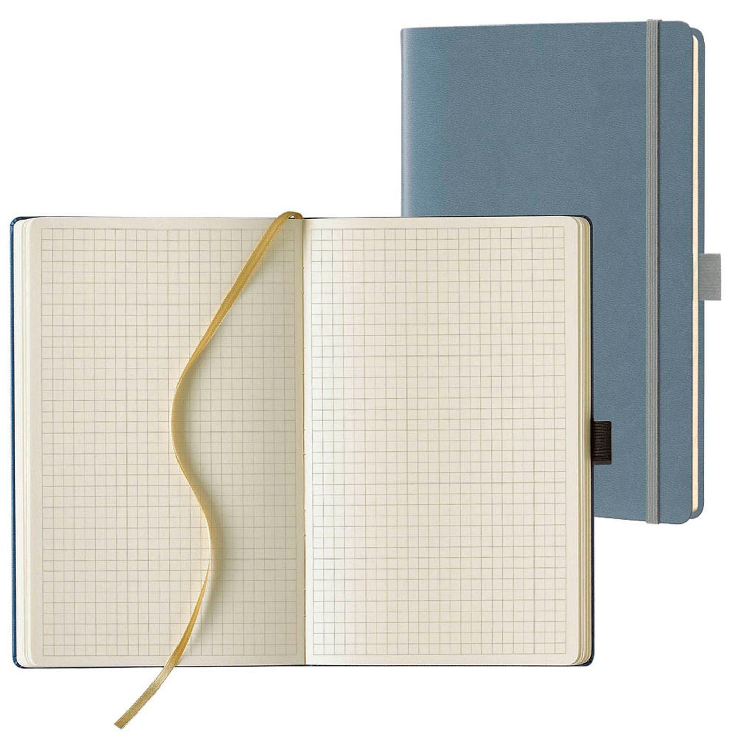 Lediberg Notizbuch kariert, Hardcover 240 Seiten