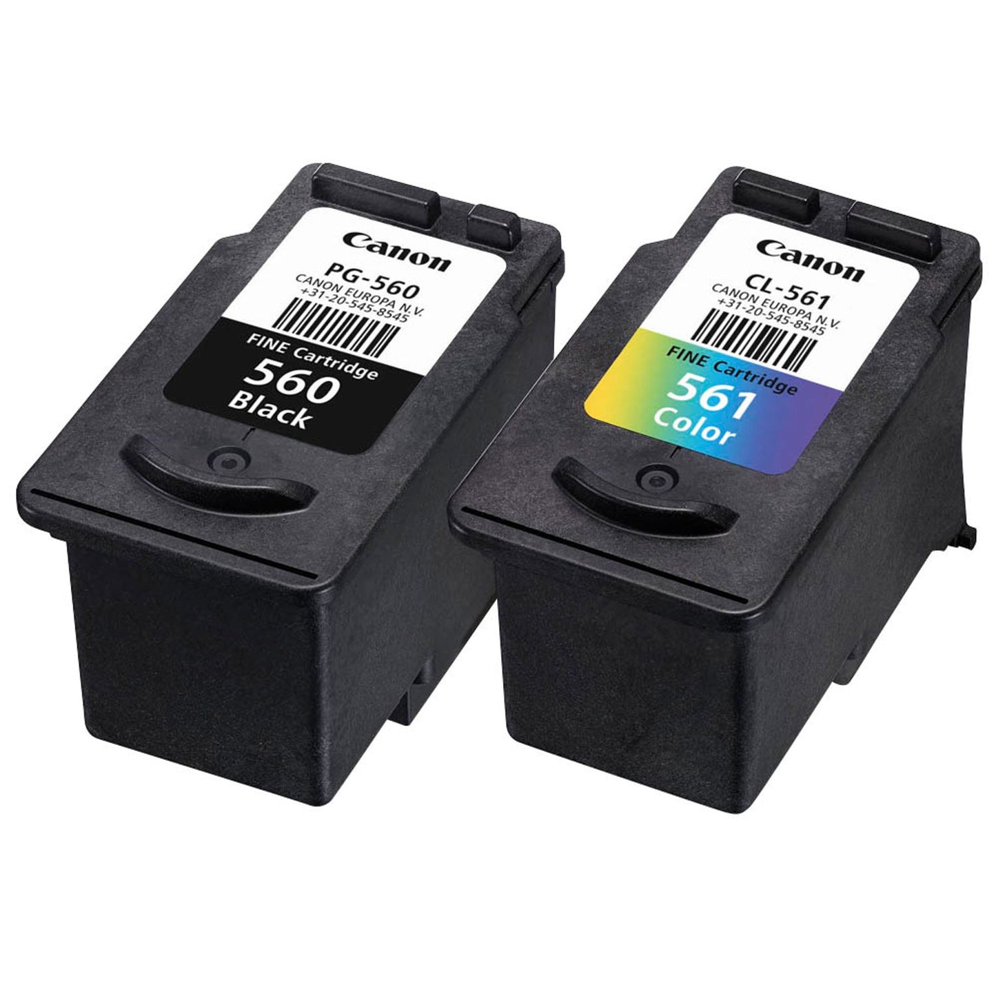 Canon PG-560 + CL-561 schwarz, color Druckköpfe + Fotopapier, 2er-Set | 3713C008 | 1 Set = 2 St.