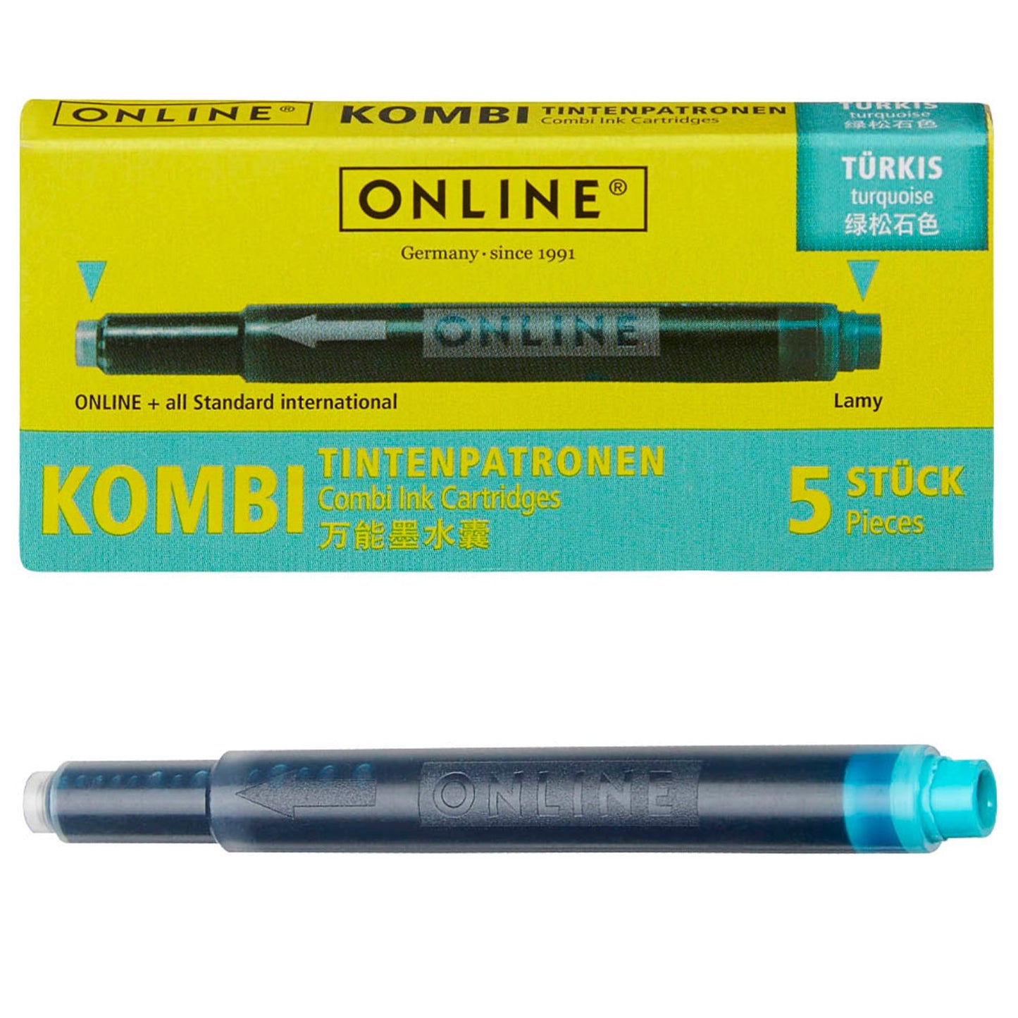 ONLINE® Tintenpatronen für Füller 5 St.