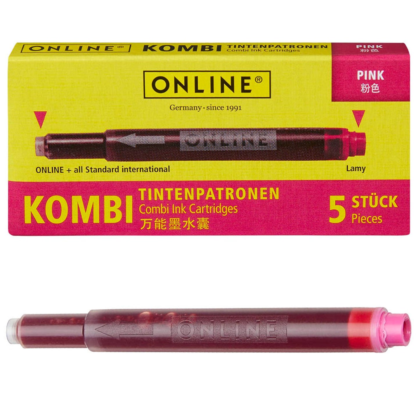 ONLINE® Tintenpatronen für Füller 5 St.