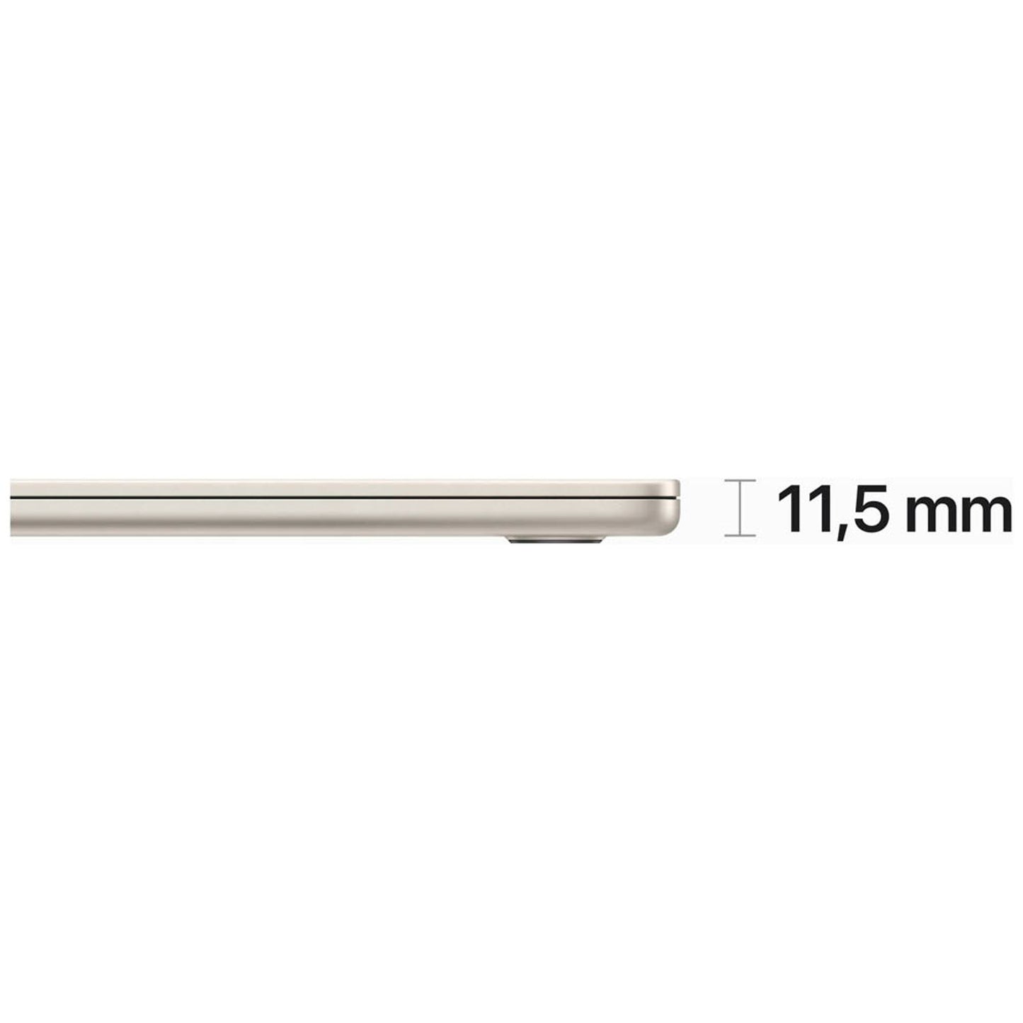 Apple MacBook Air 2023 38,9 cm (15,3 Zoll), 8 GB RAM, 512 GB SSD, M2 | MQKV3D/A