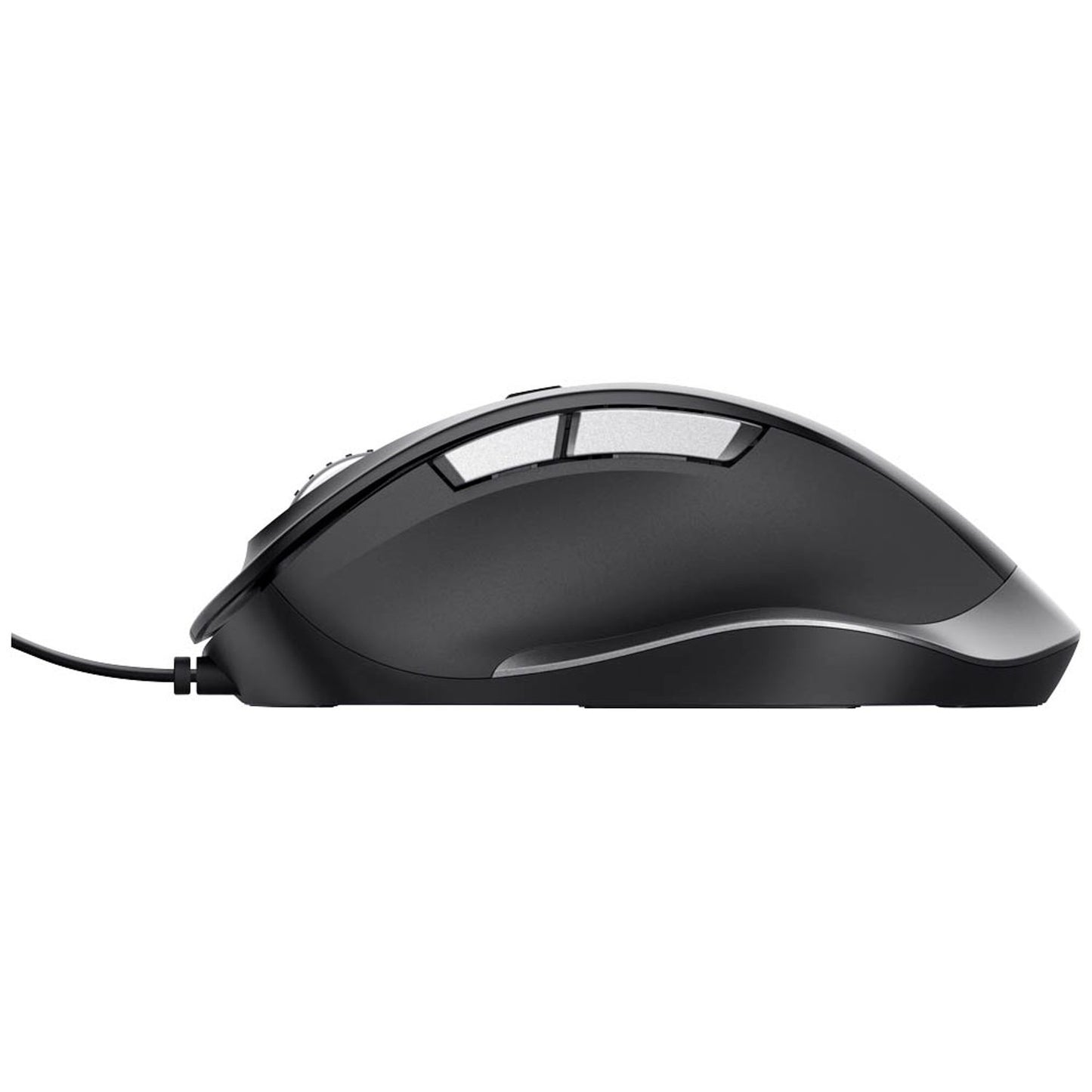 Trust Fyda Comfort Eco Maus ergonomisch kabelgebunden schwarz, silber | 24728