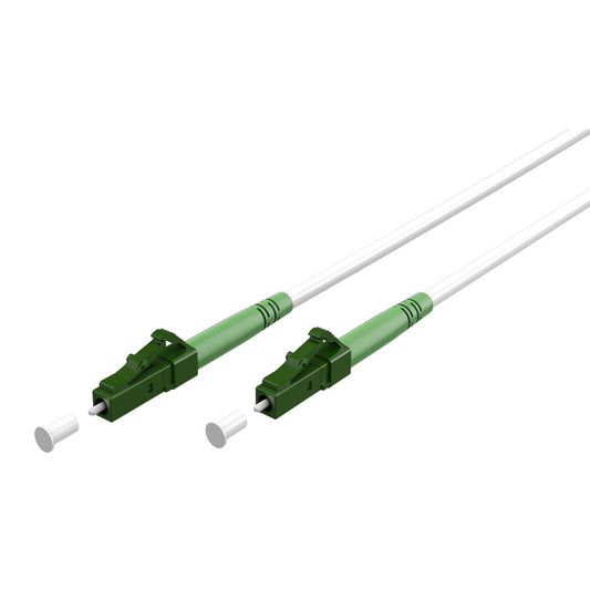 goobay LC-APC Glasfaserkabel 2,0 m weiß | 59585