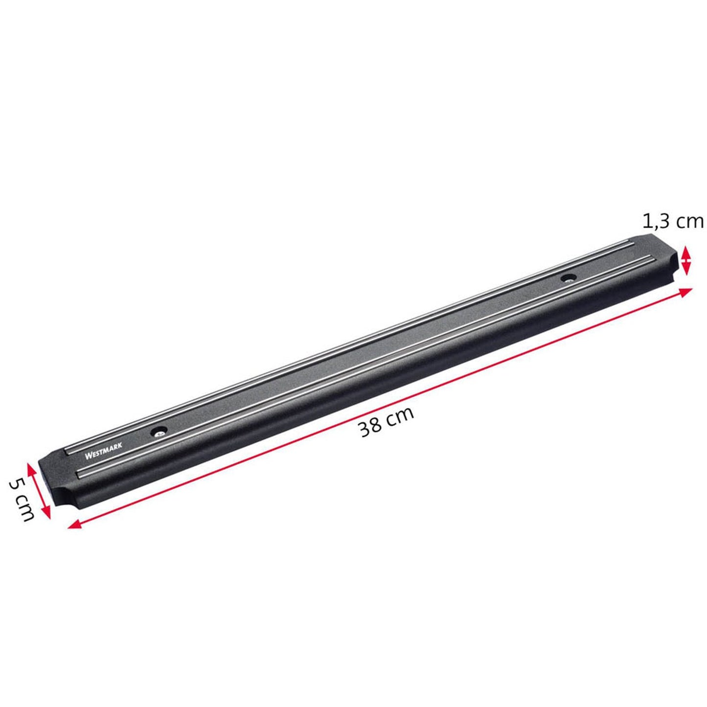 WESTMARK Black Magnetleiste schwarz 5,0 x 38,0 cm | 14432260