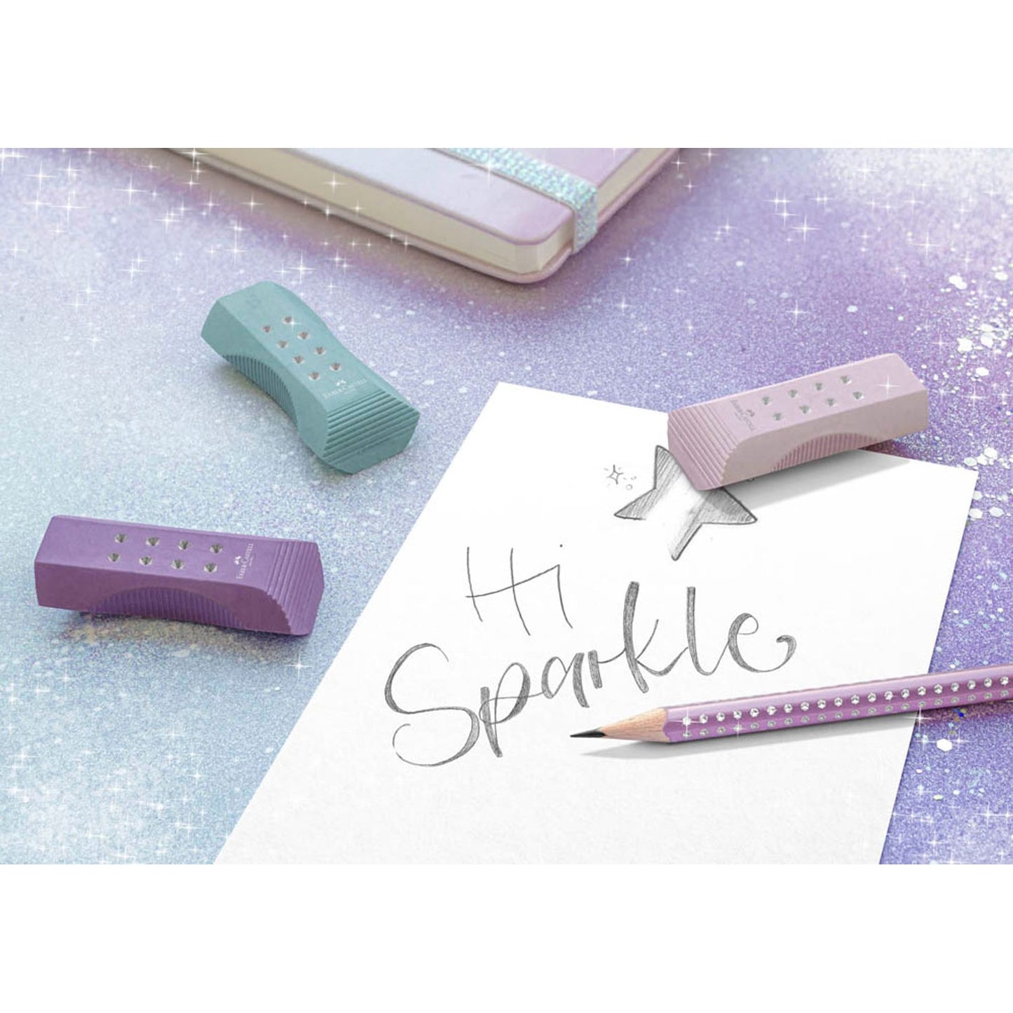 FABER-CASTELL Radiergummi RollOn Sparkle | 187310