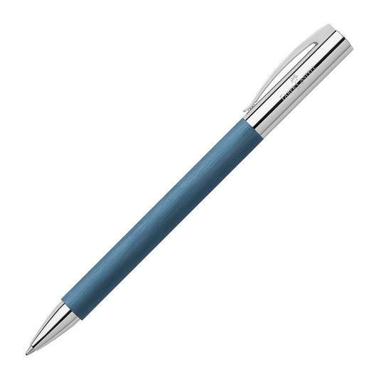 FABER-CASTELL Kugelschreiber Ambition Edelharz blau, Schreibfarbe: schwarz | 147145