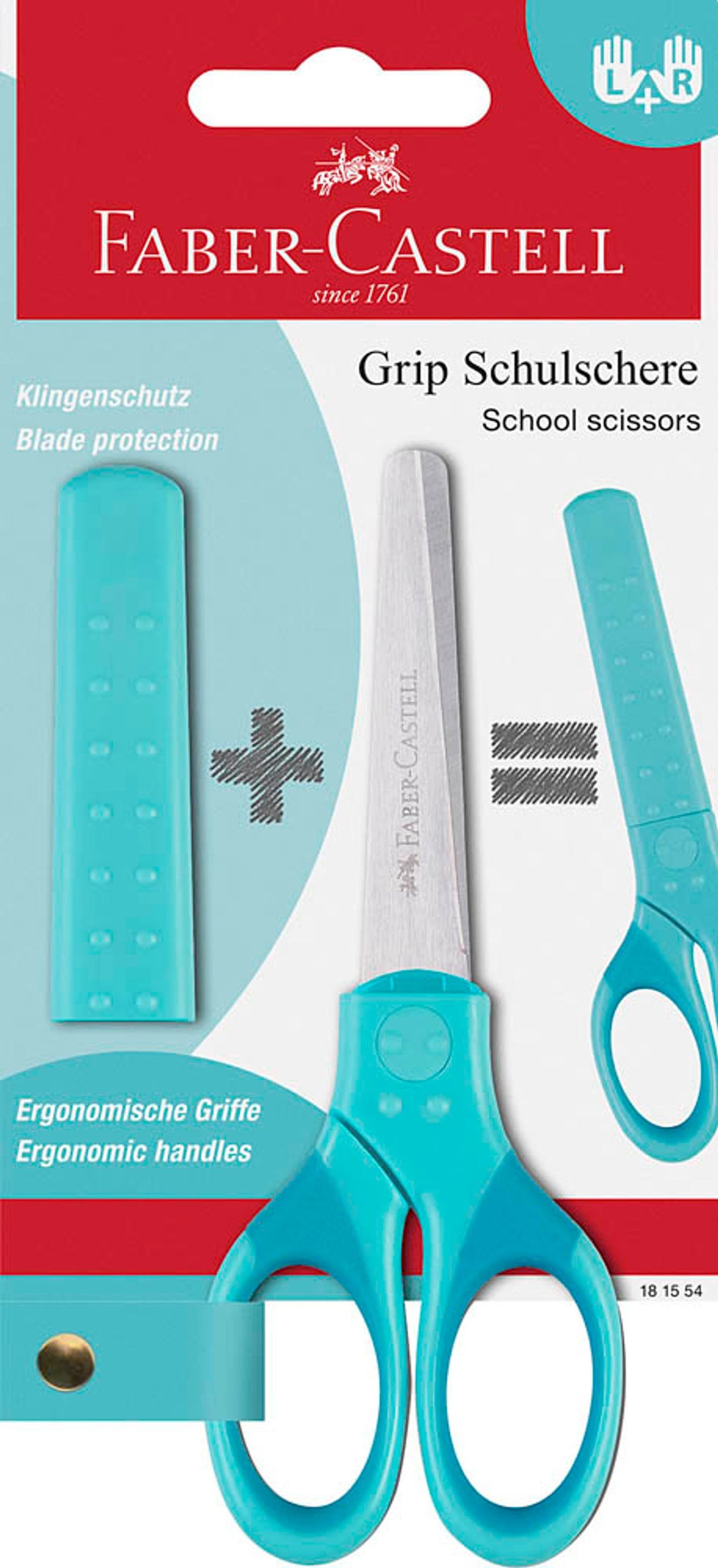 FABER-CASTELL Kinderschere Grip 13,5 cm