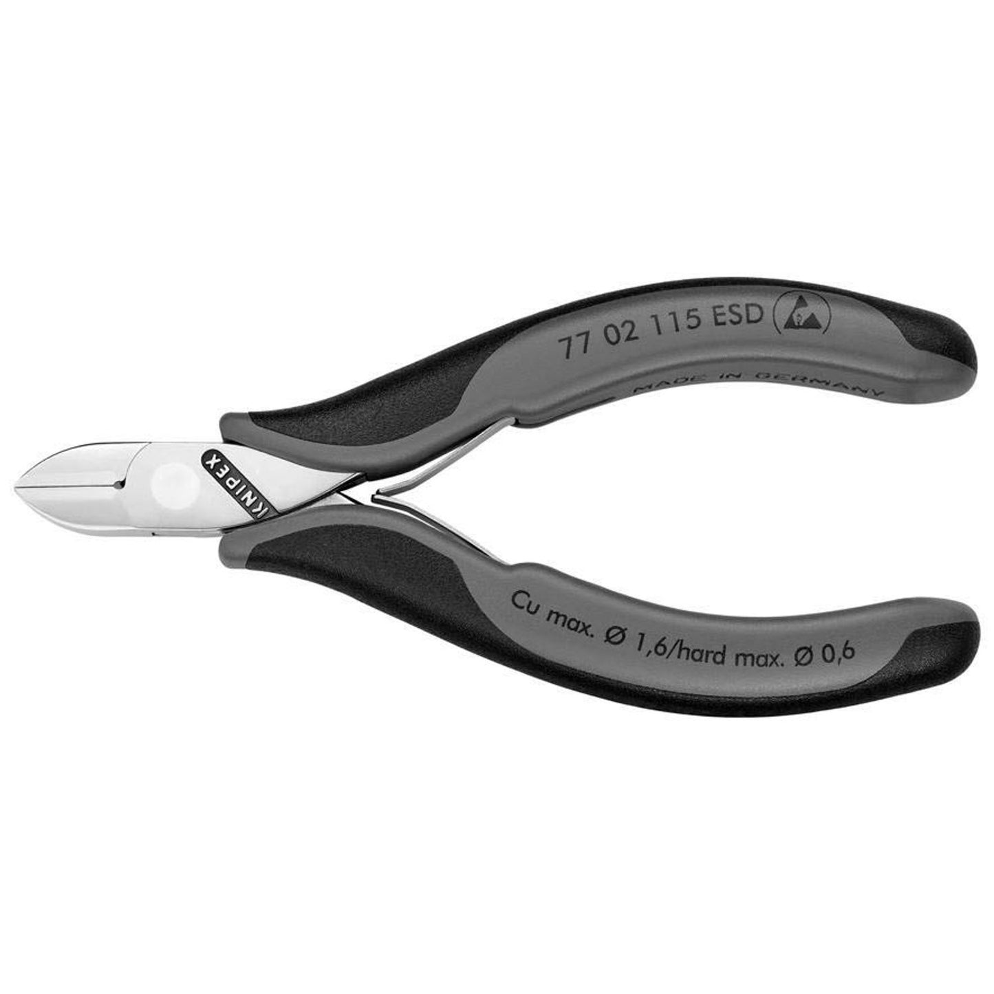 KNIPEX ESD 77 02 115 mit kleiner Facette Seitenschneider | 77 02 115 ESD
