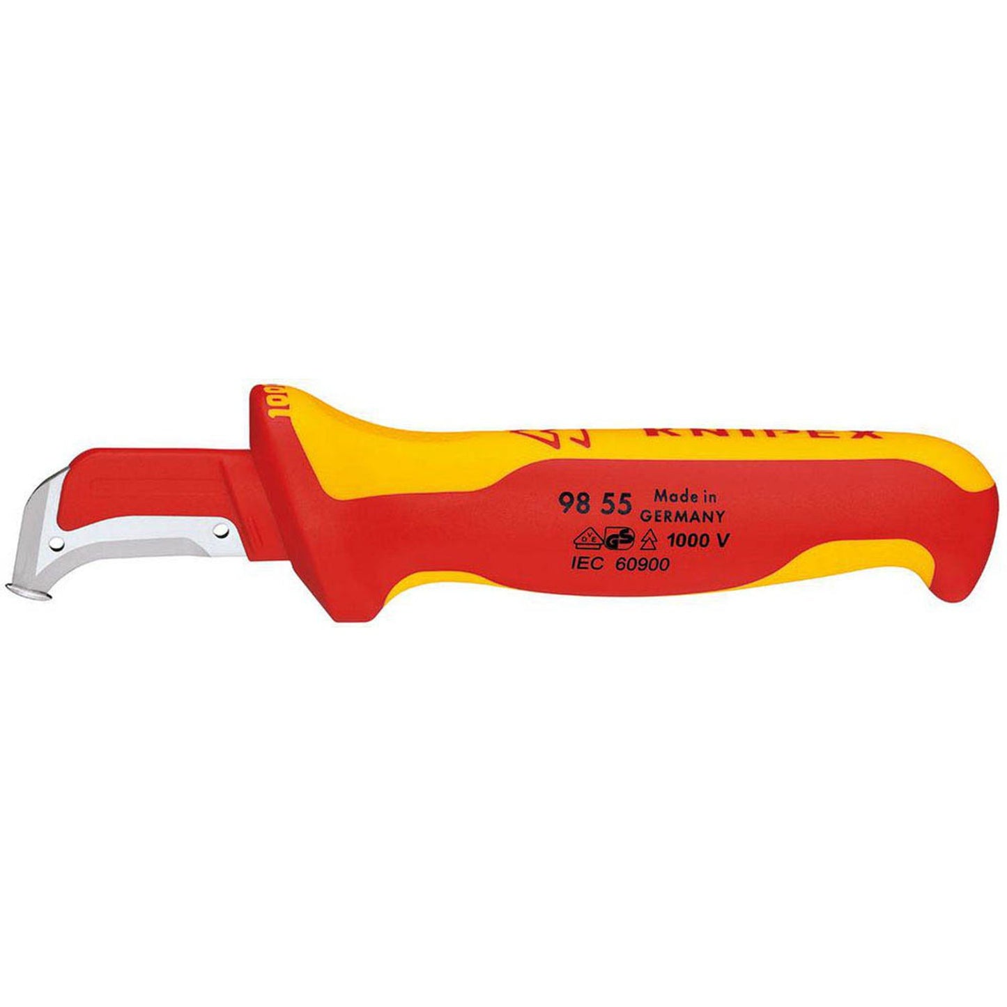 KNIPEX VDE mit Gleitschuh Kabelmesser rot | 98 55