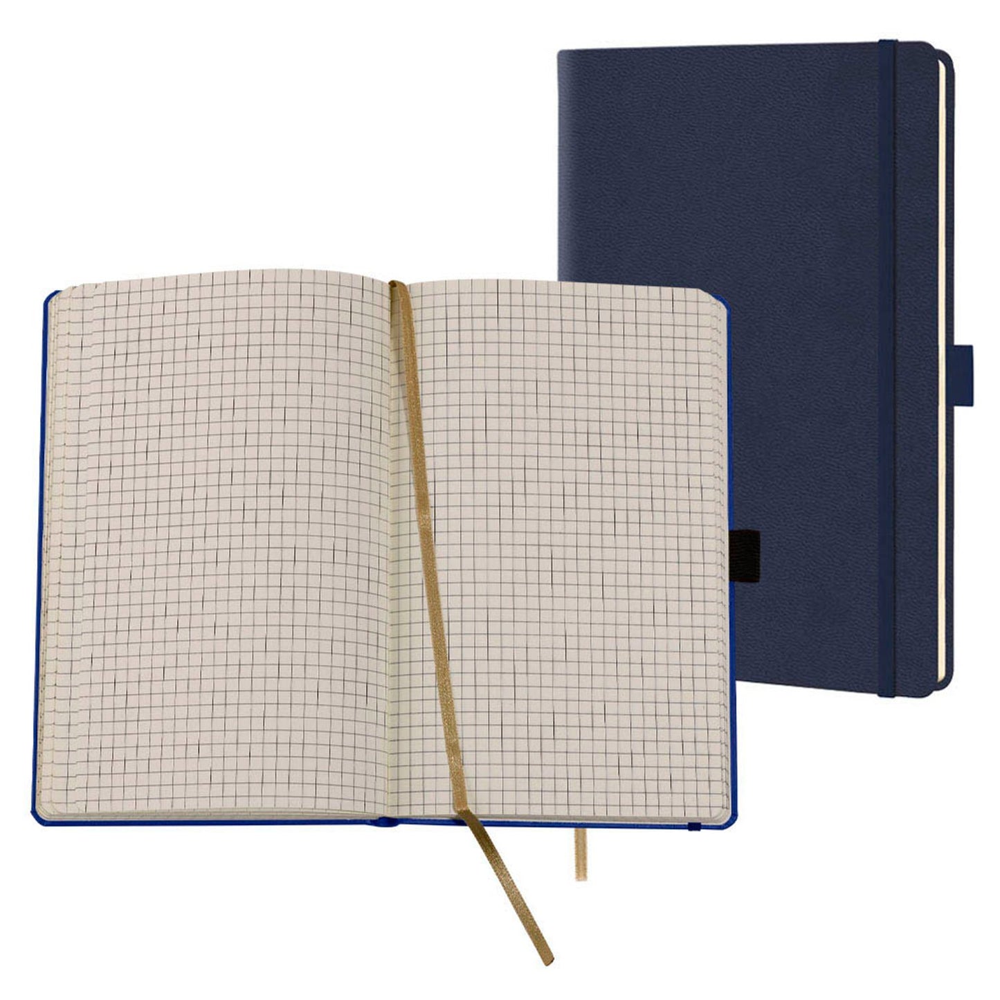 Lediberg Notizbuch kariert, Hardcover 240 Seiten
