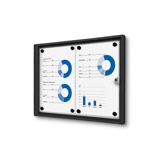 Showdown® Displays Schaukasten Economy schwarz x DIN A4