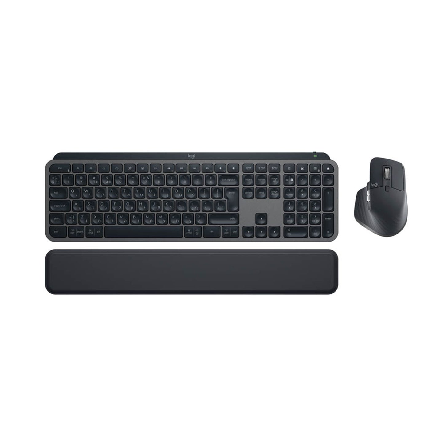 Logitech MX Keys S Combo Tastatur-Maus-Set kabellos schwarz | 920-011606