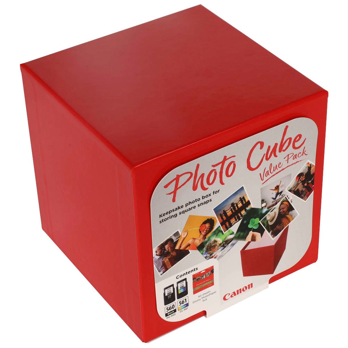 Canon PG-560 + CL-561 schwarz, color Druckköpfe + Fotopapier, 2er-Set | 3713C007 | 1 Set = 2 St.