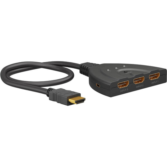 goobay HDMI™-Umschaltbox 3 auf 1 (4K @ 60 Hz) HDMI-Switch | 58488