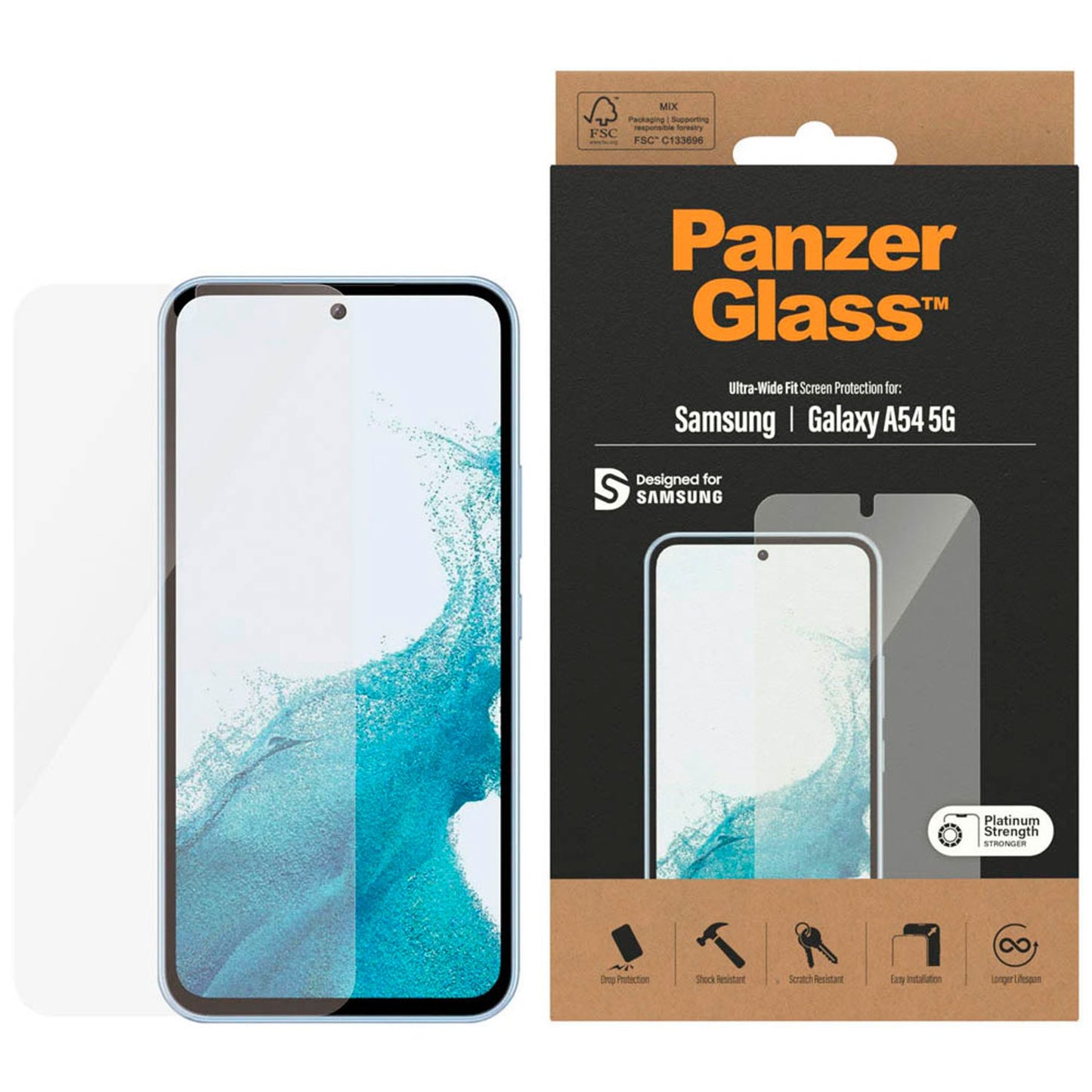 PanzerGlass™ Display-Schutzglas für Samsung Galaxy A54 5G | 7328