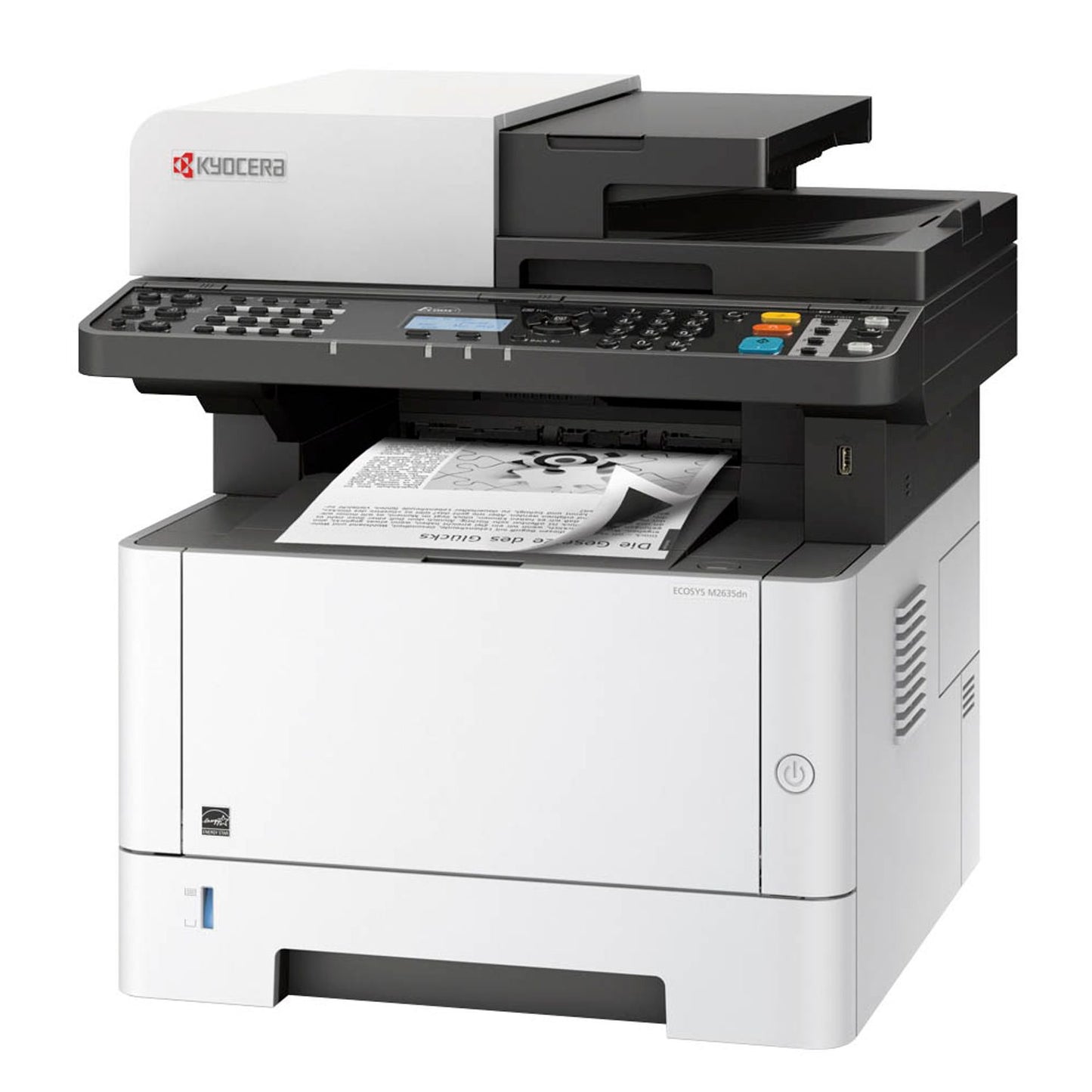 KYOCERA ECOSYS M2635dn Life Plus 4 in 1 Laser-Multifunktionsdrucker grau | 870B61102S13NL3