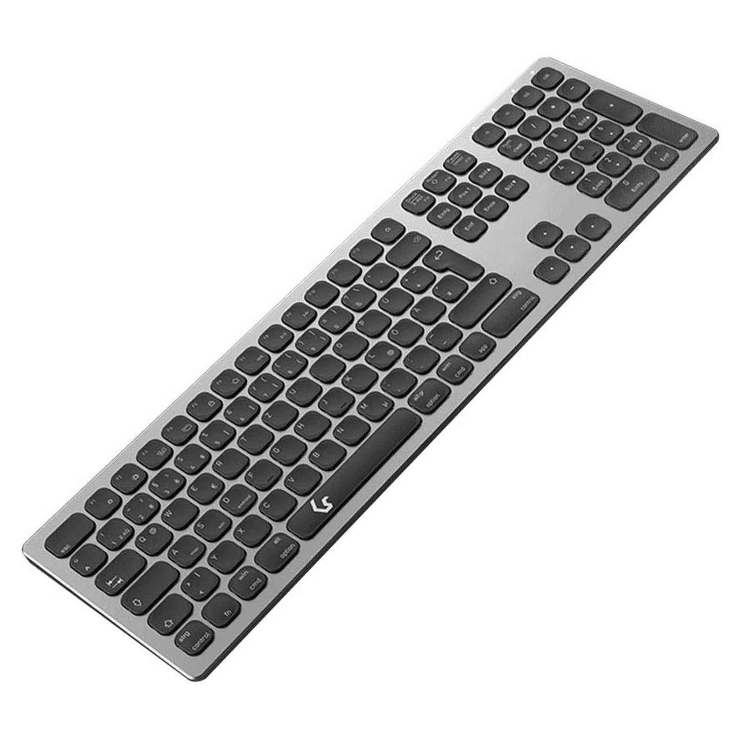 RaidSonic ICY BOX® KSK-8023BTRF Tastatur kabellos silber | KSK-8023BTRF (DE)