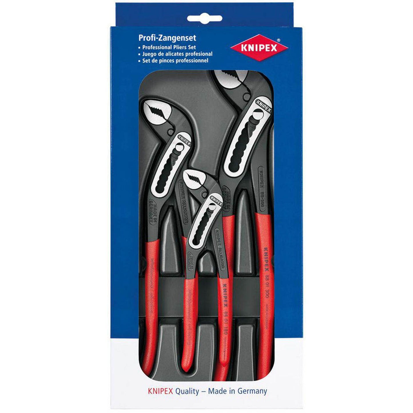 KNIPEX Wasserpumpenzangen-Set Alligator® poliert | 00 20 09 V03