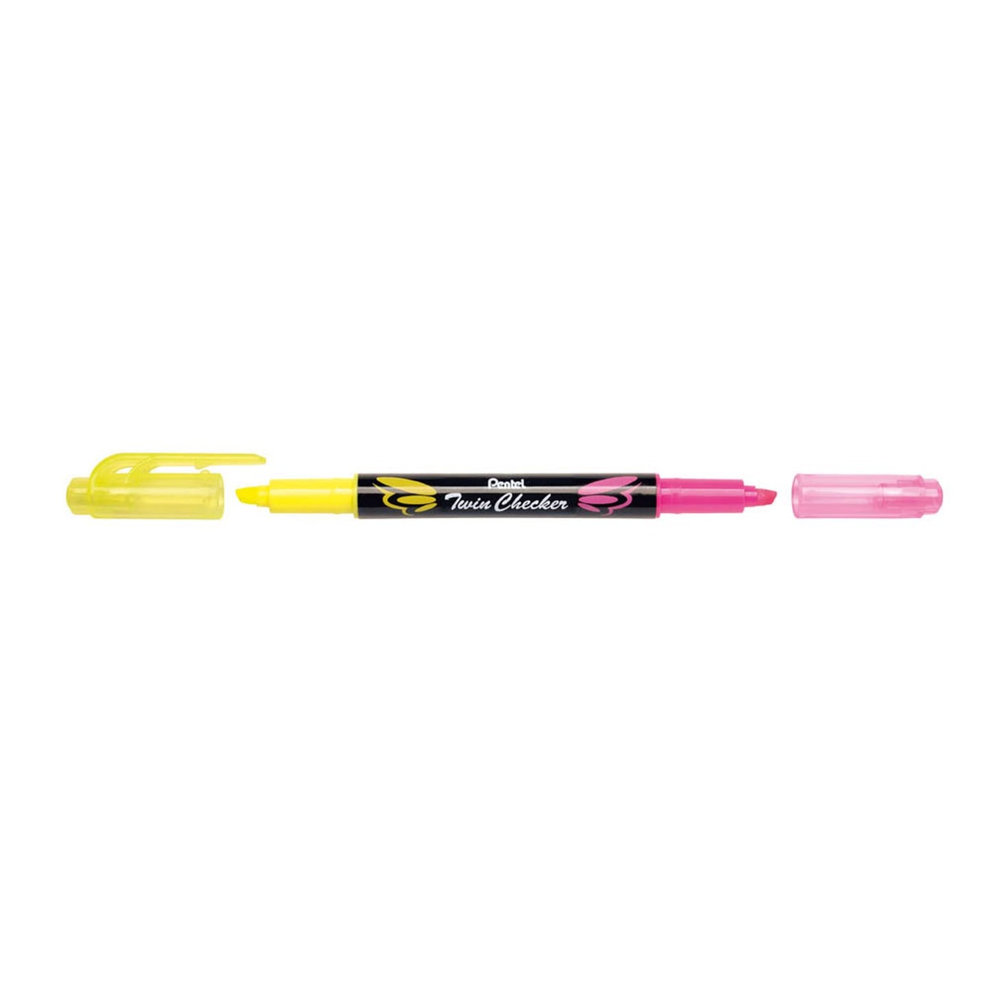 Pentel Twin Checker Textmarker farbsortiert | SLW8-GP