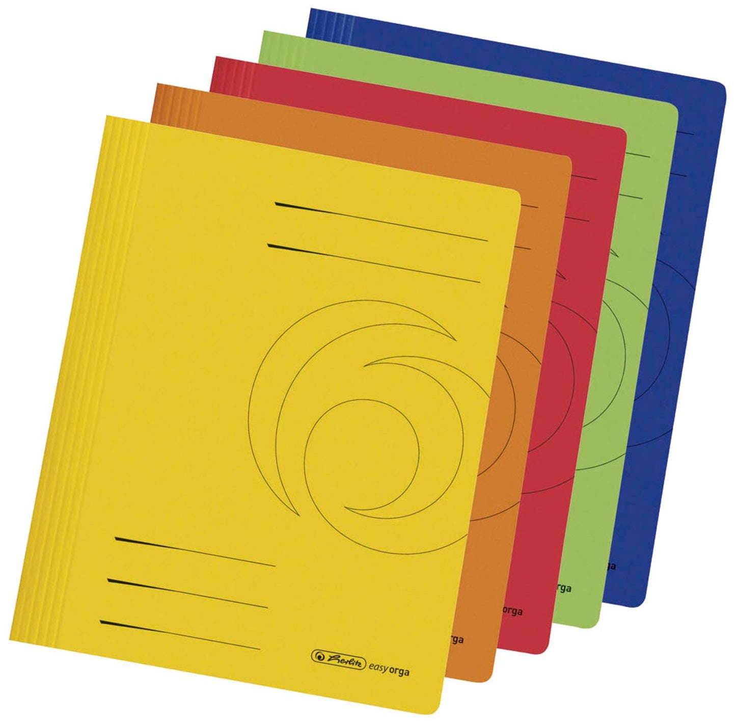 10 herlitz Schnellhefter Karton DIN A4,