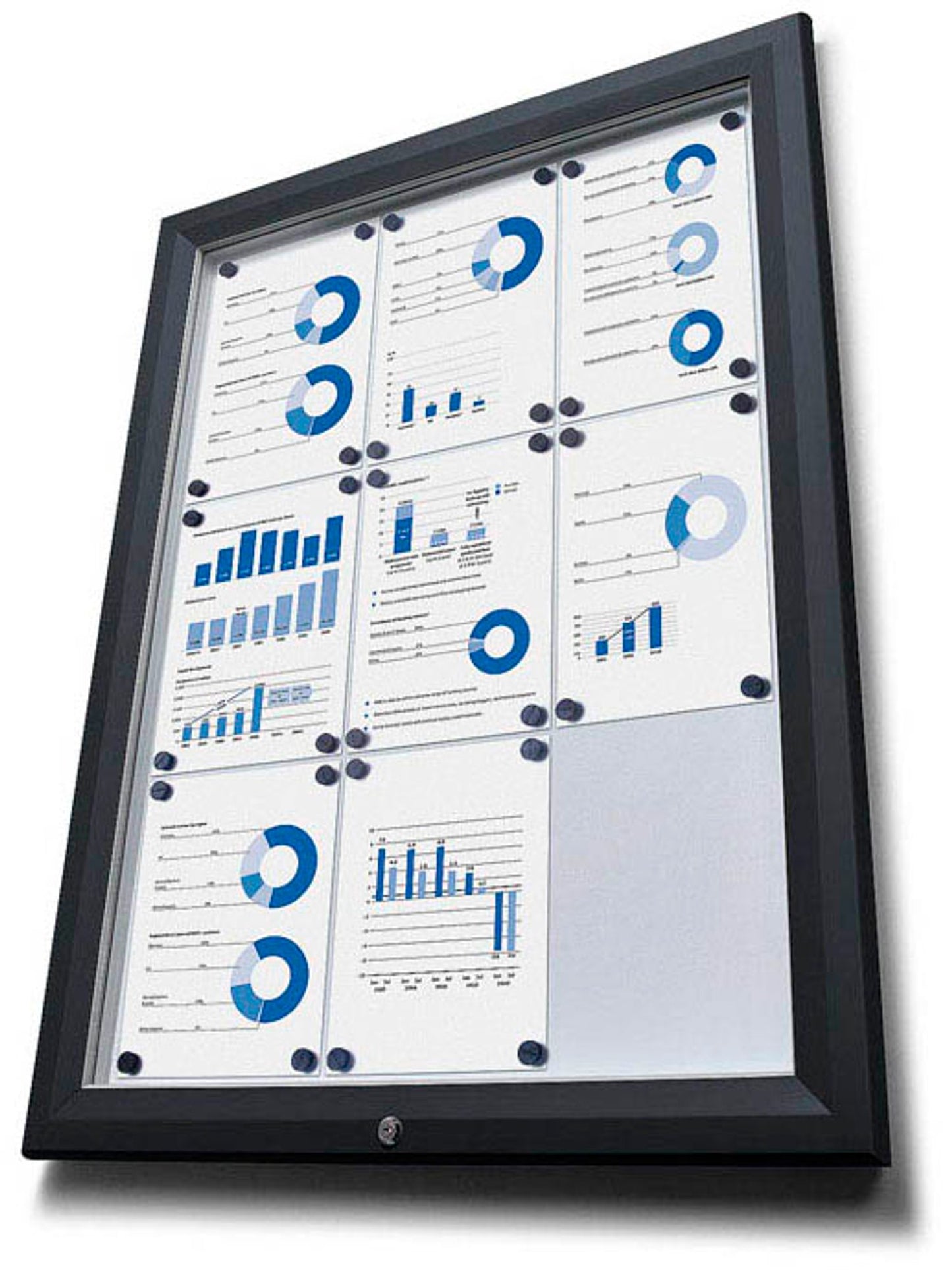 Showdown® Displays Schaukasten Premium schwarz  DIN A4
