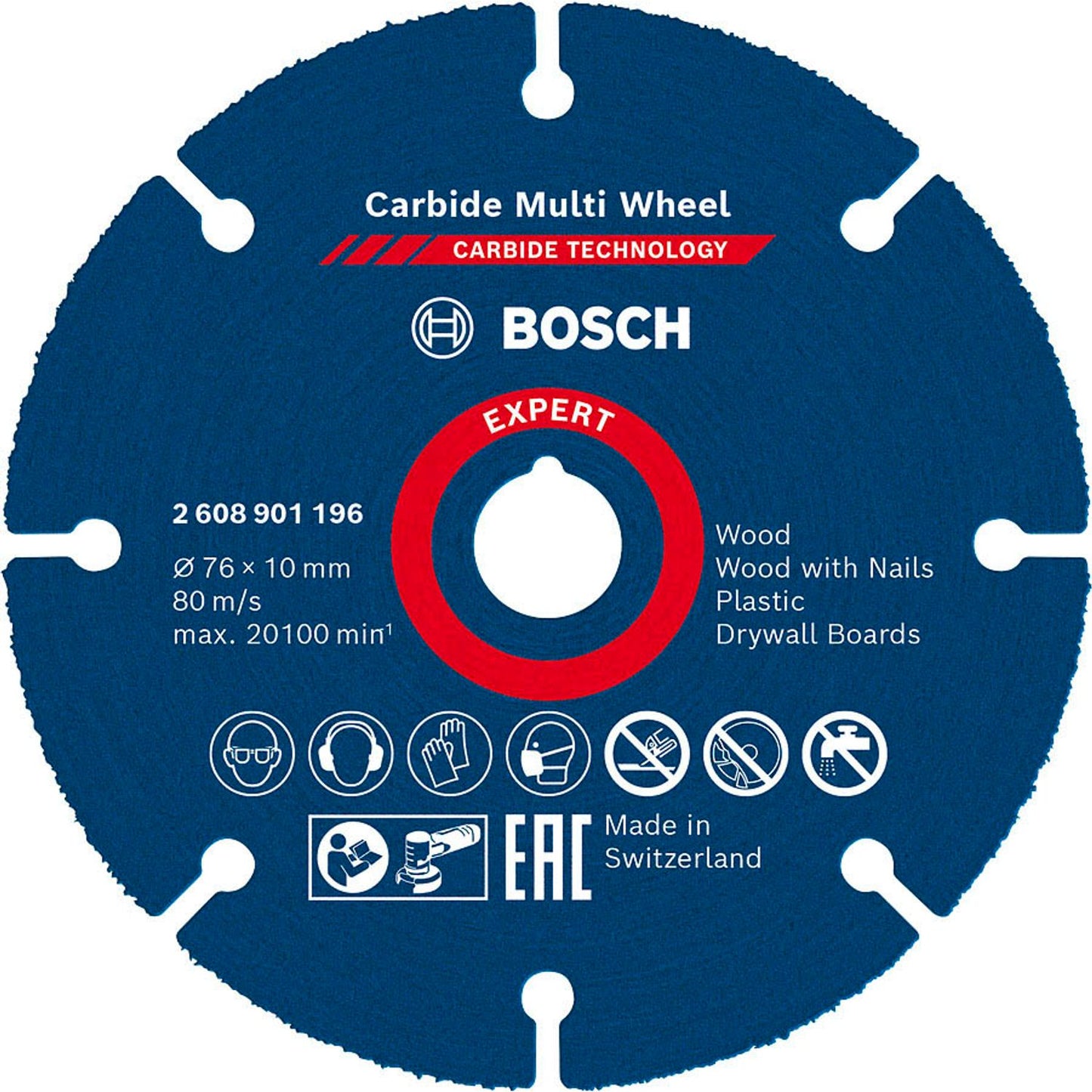 BOSCH Trennscheibe EXPERT Carbide Multiwheel | 2608901196