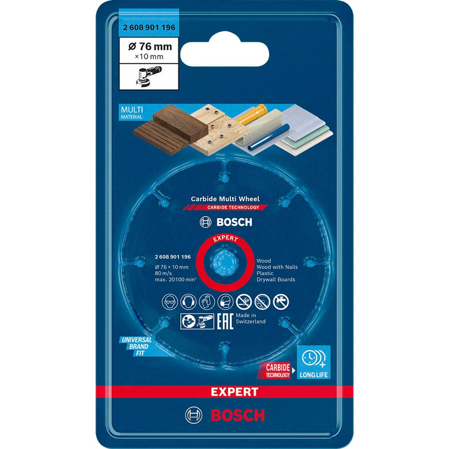 BOSCH Trennscheibe EXPERT Carbide Multiwheel | 2608901196