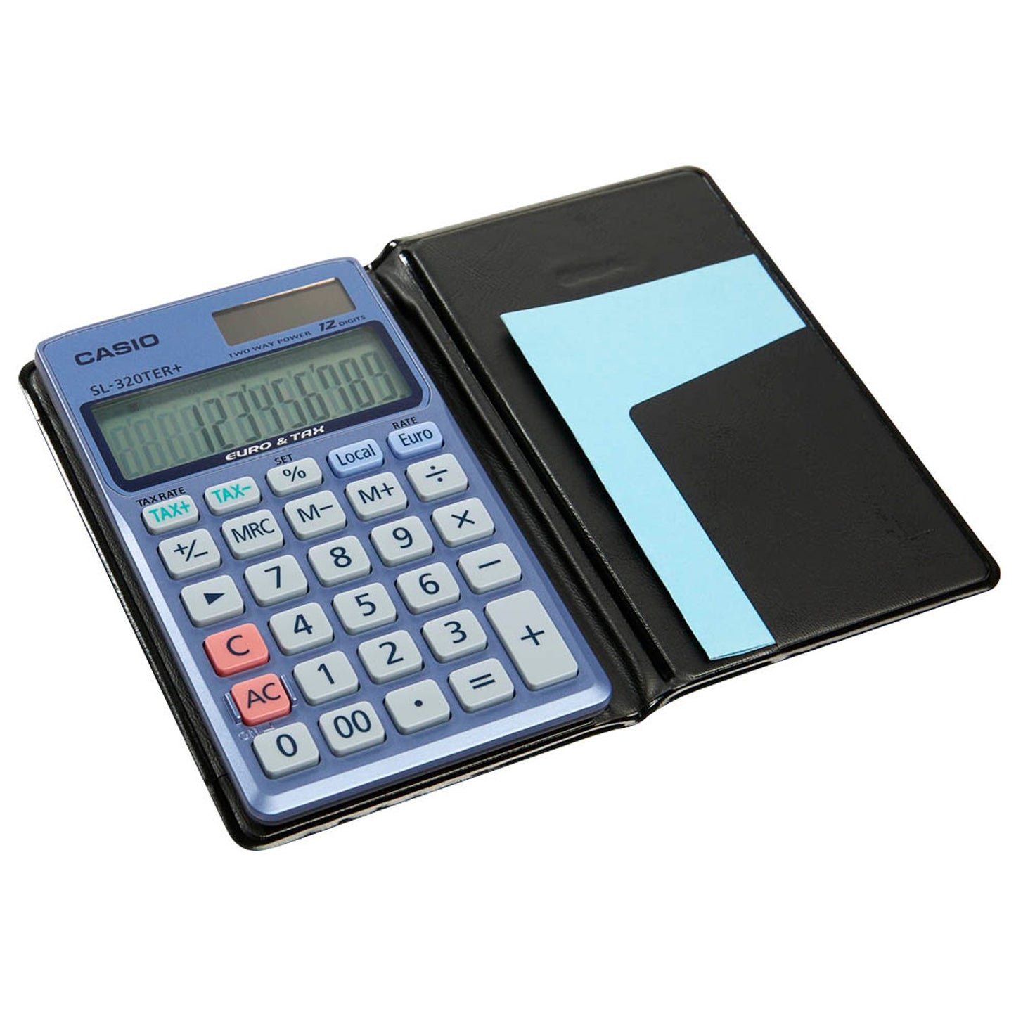 CASIO Taschenrechner stahlblau | SL-320TER+