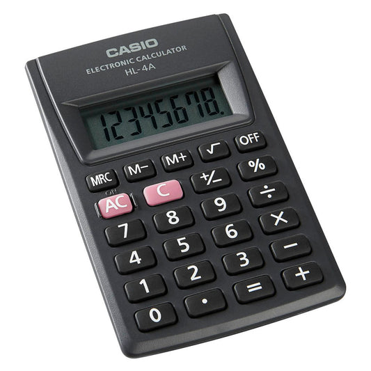 CASIO Taschenrechner schwarz | HL-4A